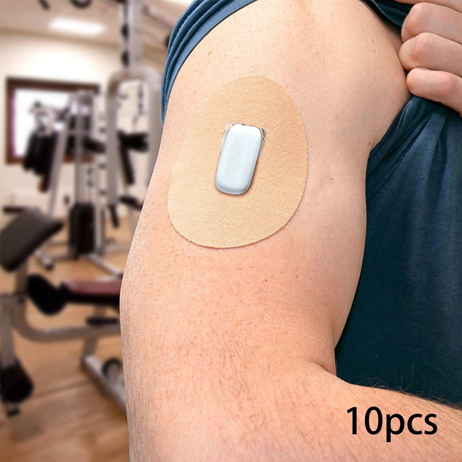 10Pcs Adhesive Patches Sensor Covers Waterproof Stickers Sport Patches