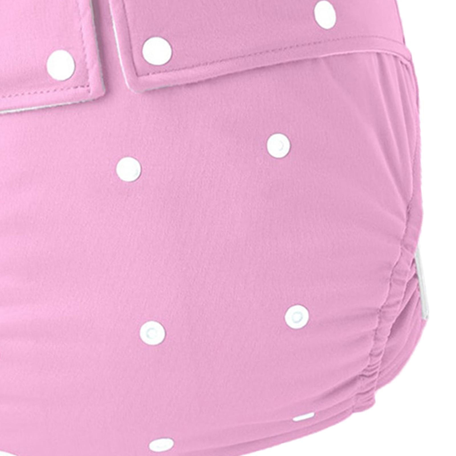 Waterproof Adult Pocket Diaper Washable for Incontinence TPU Coat for Adults Pink