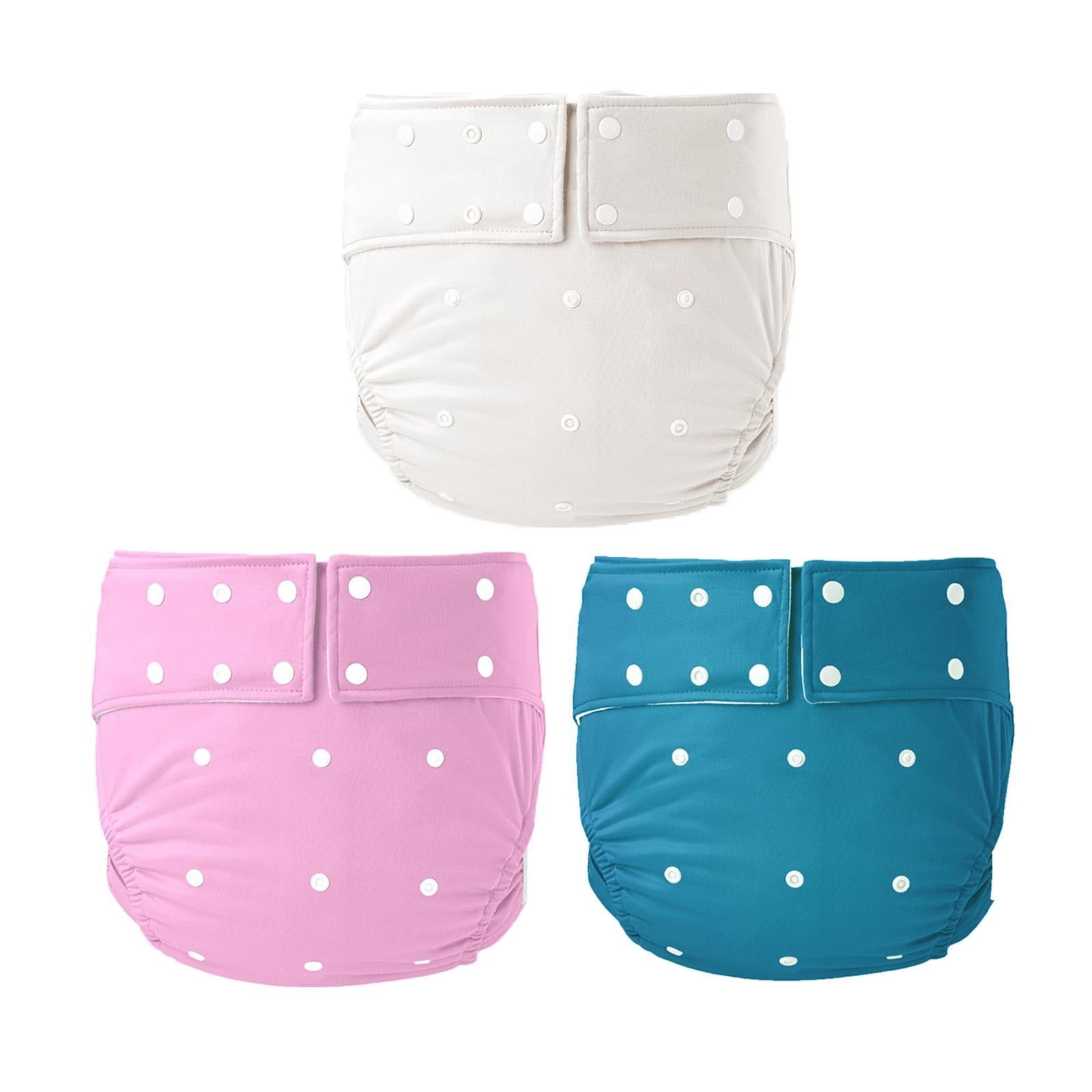 Waterproof Adult Pocket Diaper Washable for Incontinence TPU Coat for Adults Pink