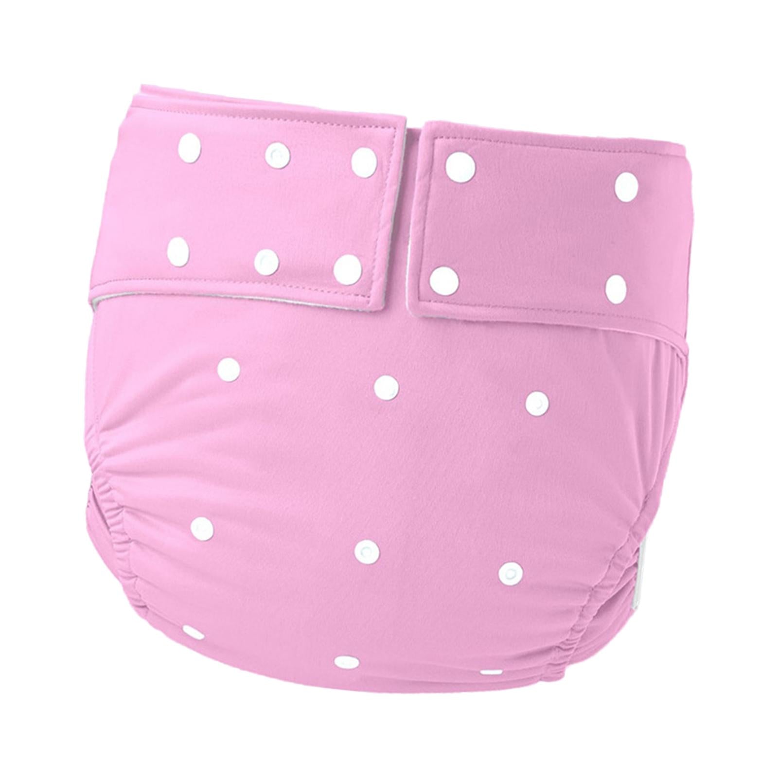 Waterproof Adult Pocket Diaper Washable for Incontinence TPU Coat for Adults Pink