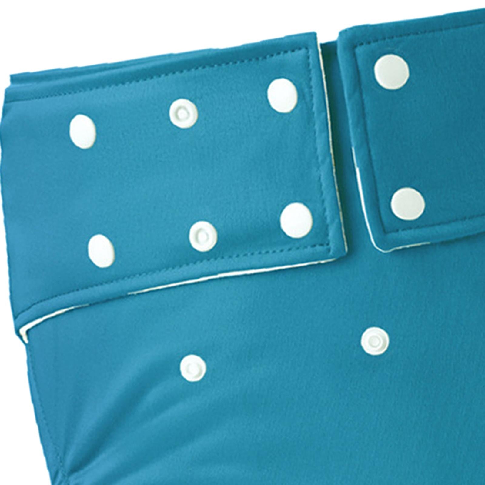 Waterproof Adult Pocket Diaper Washable for Incontinence TPU Coat for Adults Blue