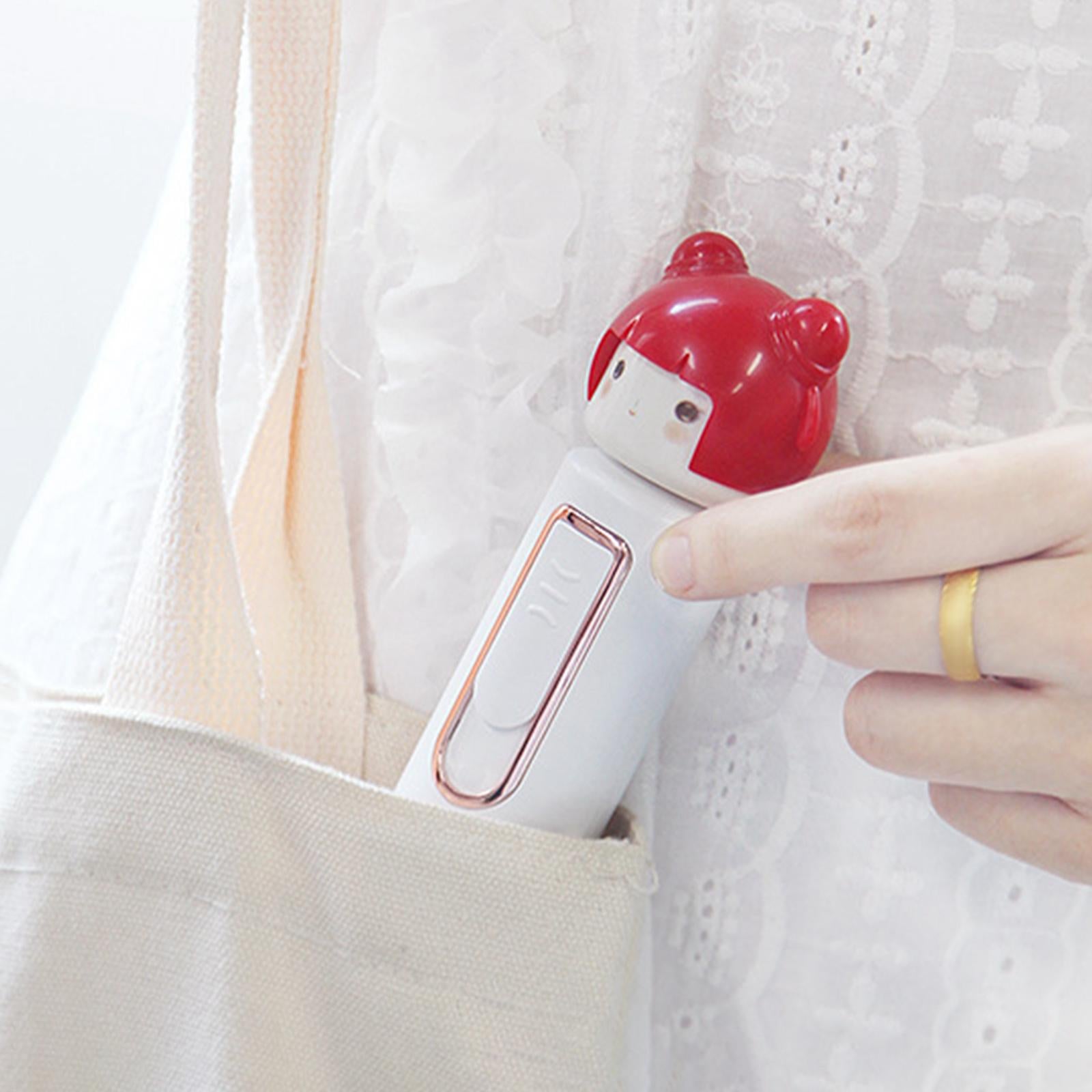 Nano Facial Mister with Moisture Tester 30ml Atomization for Makeup Red