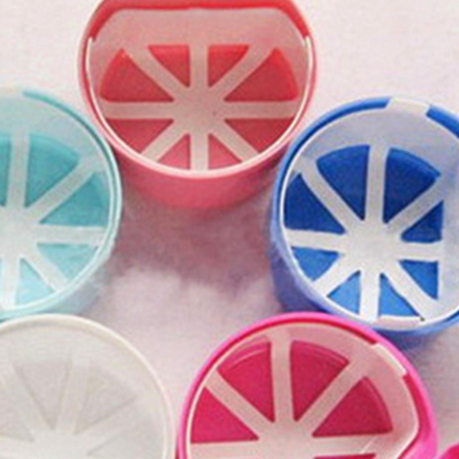 Retainer Case Dentures Box Cup with Strainer Basket Stylish Light Blue