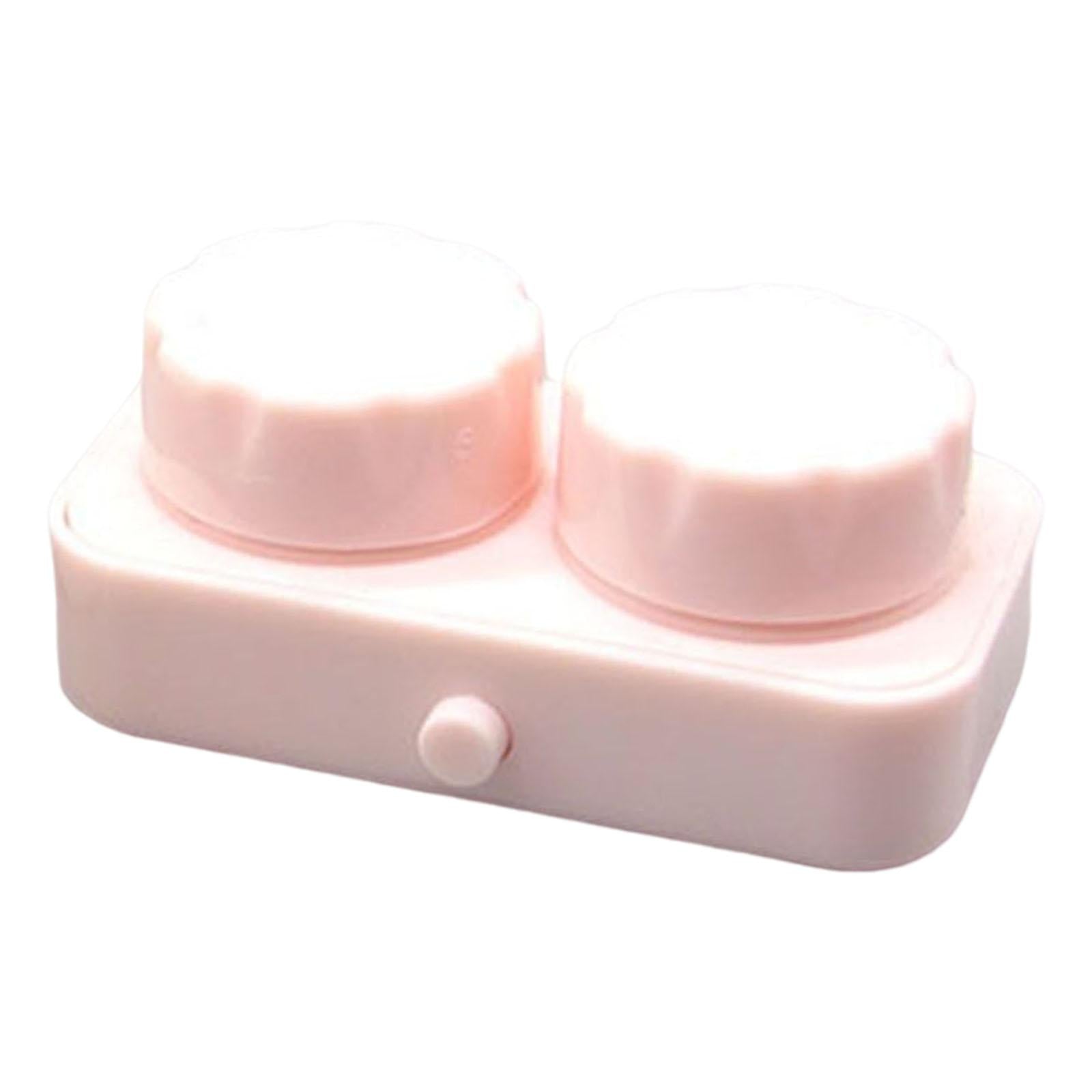 Contact Cleaner Case Box Travel for Lens Disposal Soft Lens Rgp Lens Pink