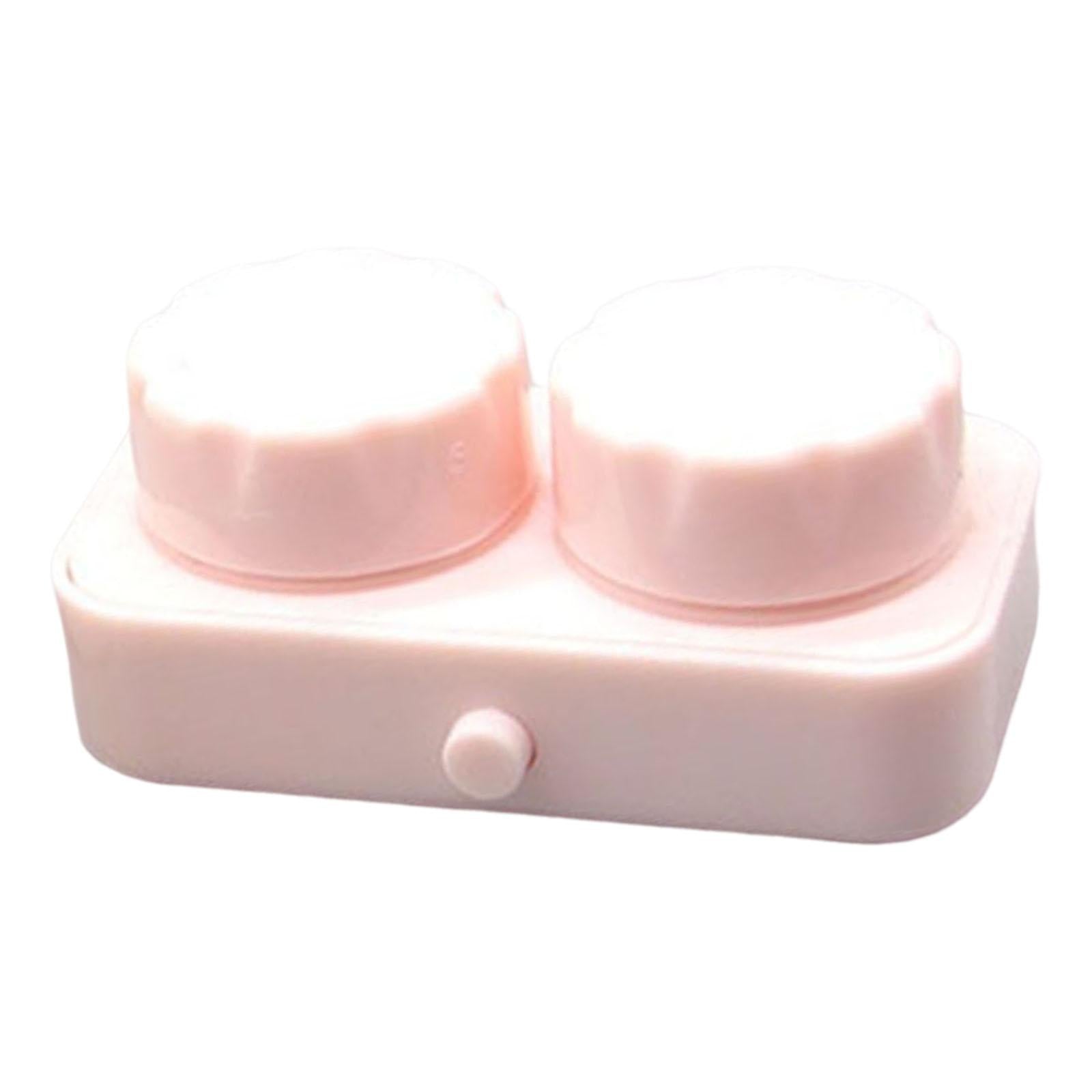 Contact Cleaner Case Box Travel for Lens Disposal Soft Lens Rgp Lens Pink