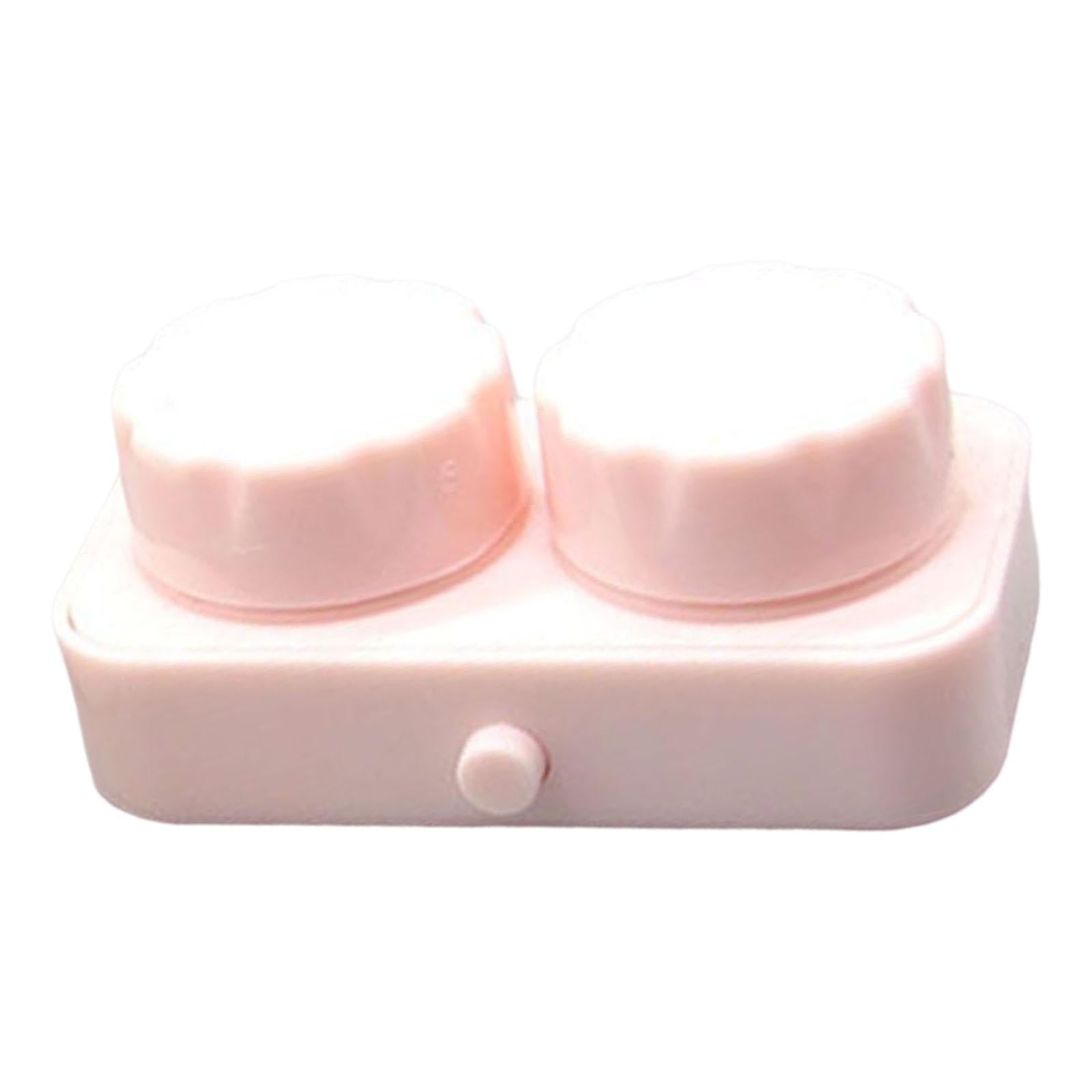 Contact Cleaner Case Box Travel for Lens Disposal Soft Lens Rgp Lens Pink
