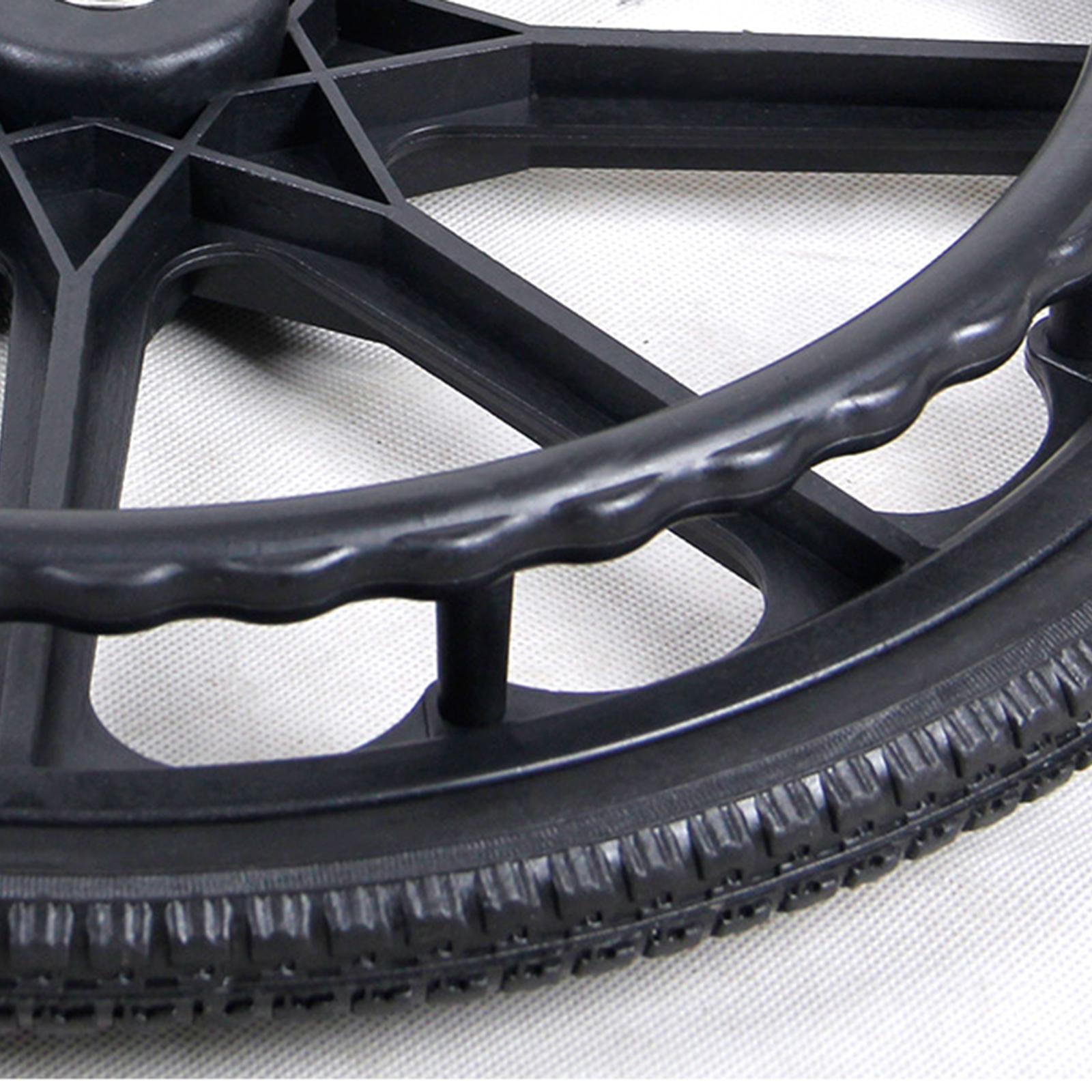 Wheel Replacement Parts Back Wheel Part PU Standard for Wheelchair Tire