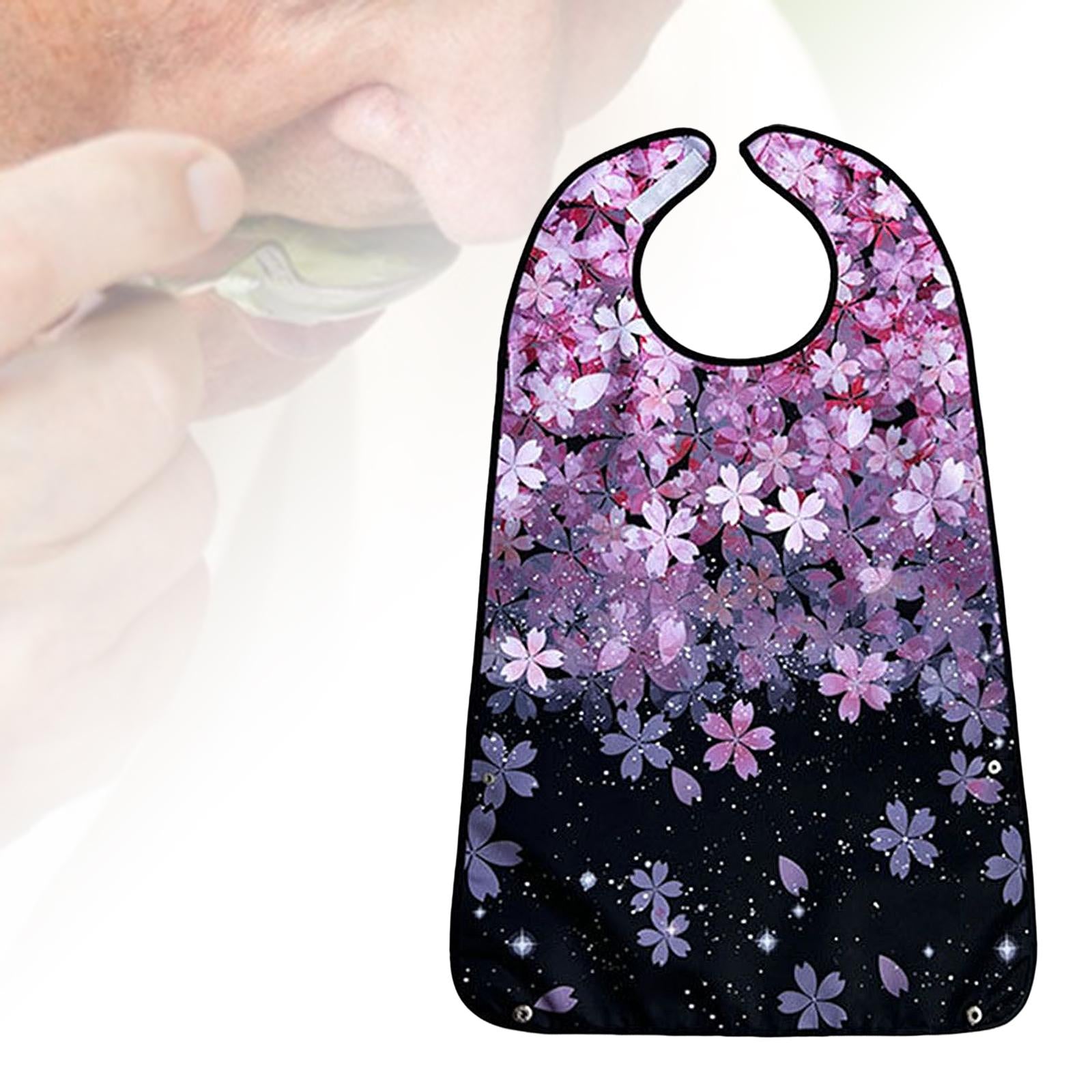 Adult Bibs for Eating Waterproof Full Protection for Elderly Women and Men Gradient