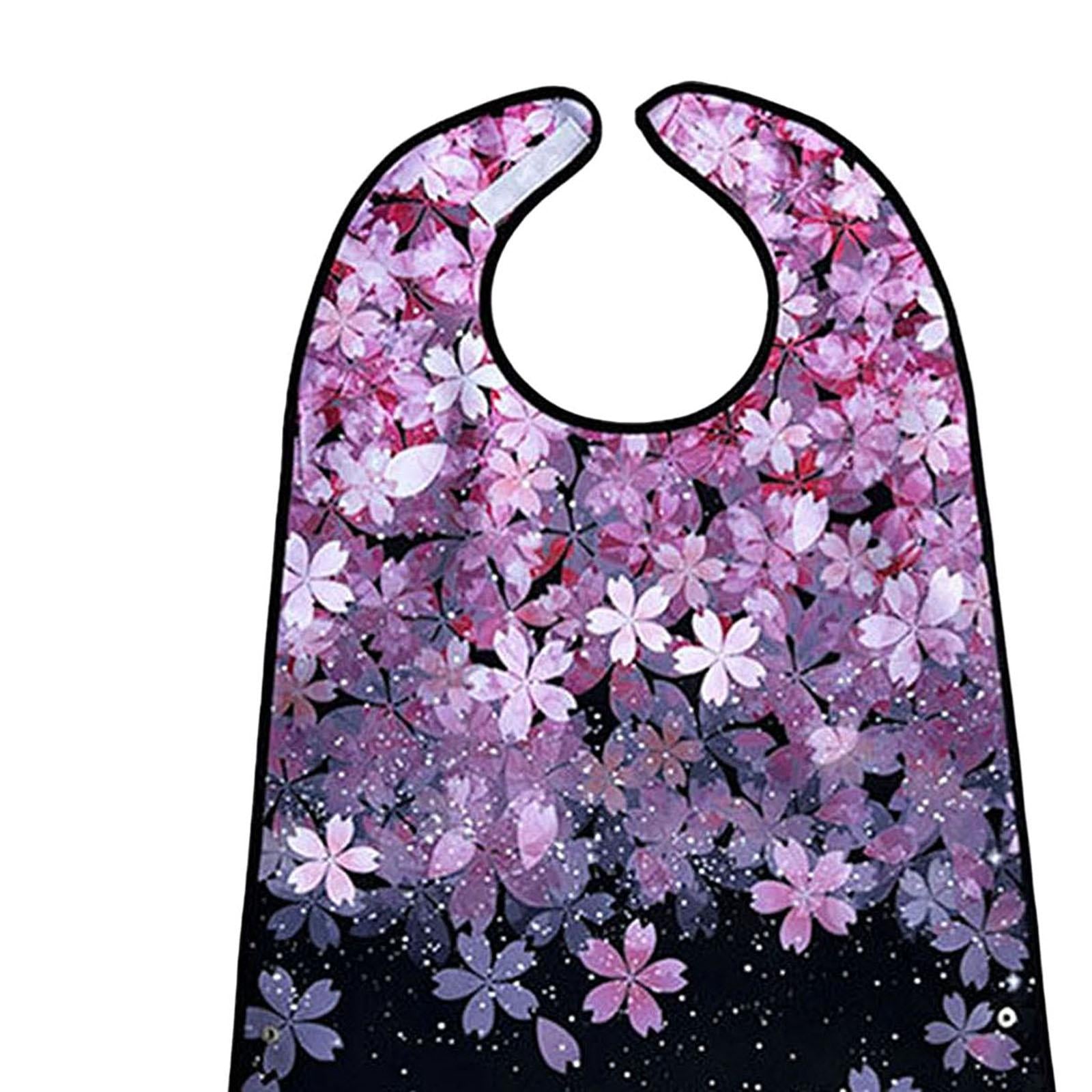 Adult Bibs for Eating Waterproof Full Protection for Elderly Women and Men Gradient