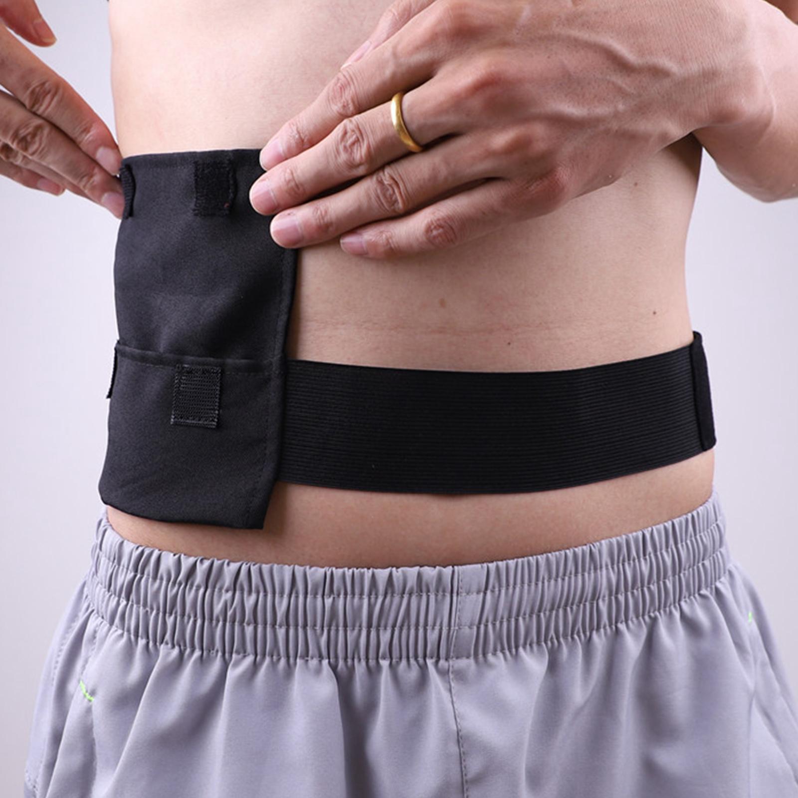 Peritoneal Dialysis Belt with Bag Protection Belt PD Band for Men Women White