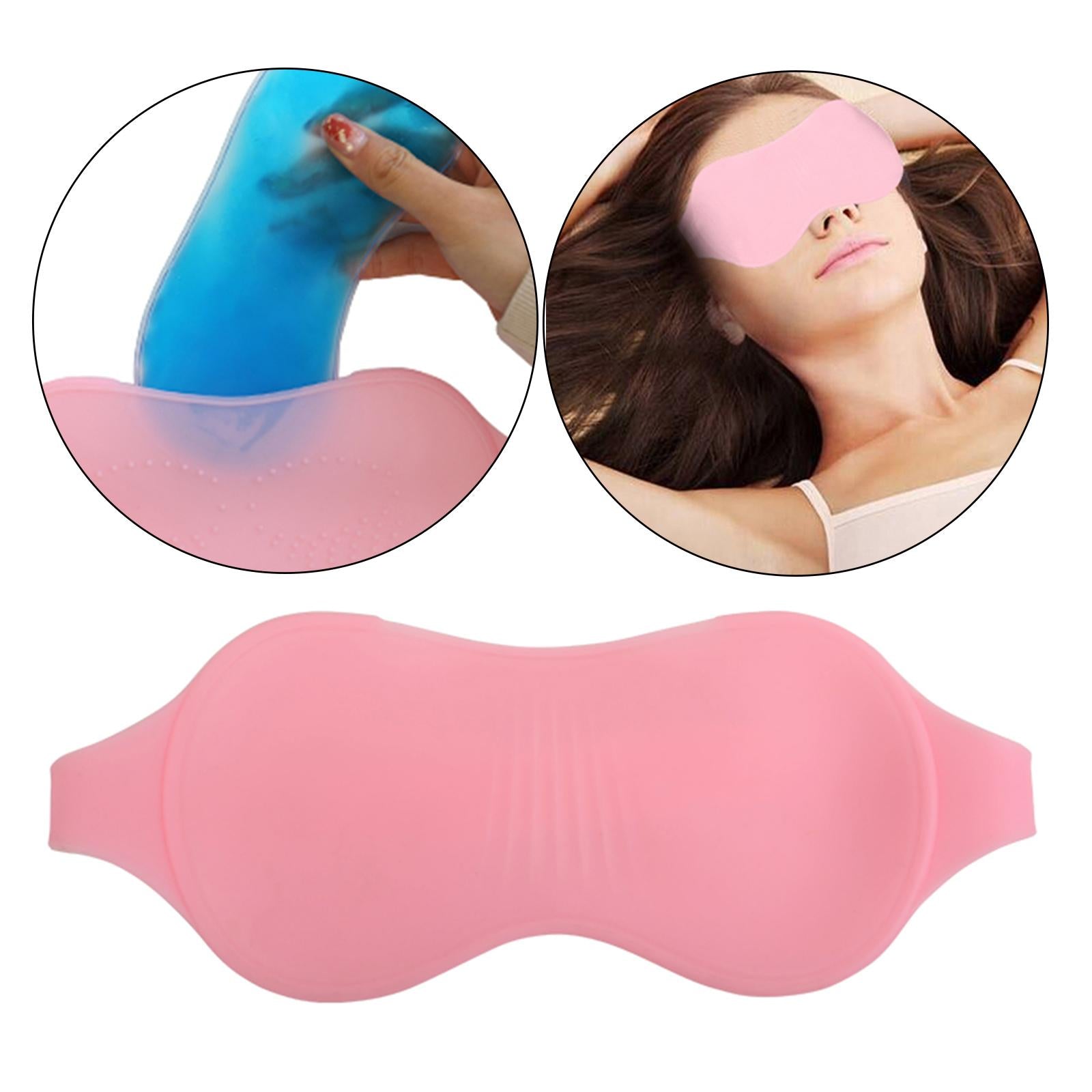 Cold Eye Mask Relax Massaging Your Tired Eyes for Home Office Pink