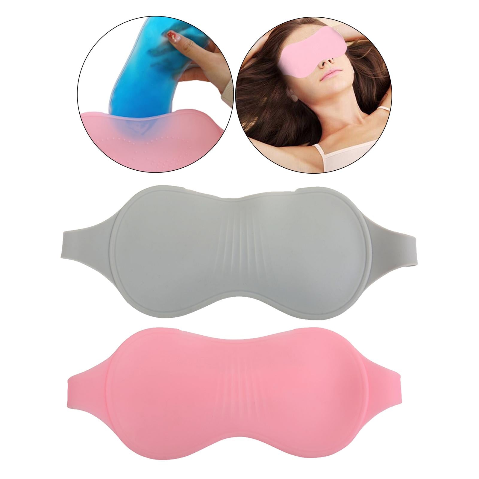 Cold Eye Mask Relax Massaging Your Tired Eyes for Home Office Pink