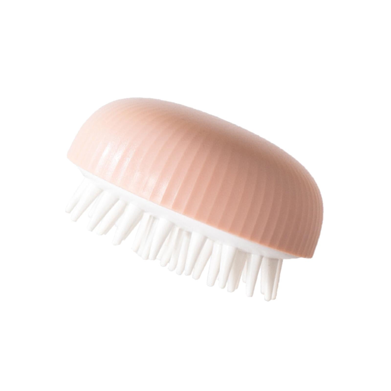Handheld Hair Scalp Massager Shampoo Brush Wet Dry for Adults Children Dogs Pink