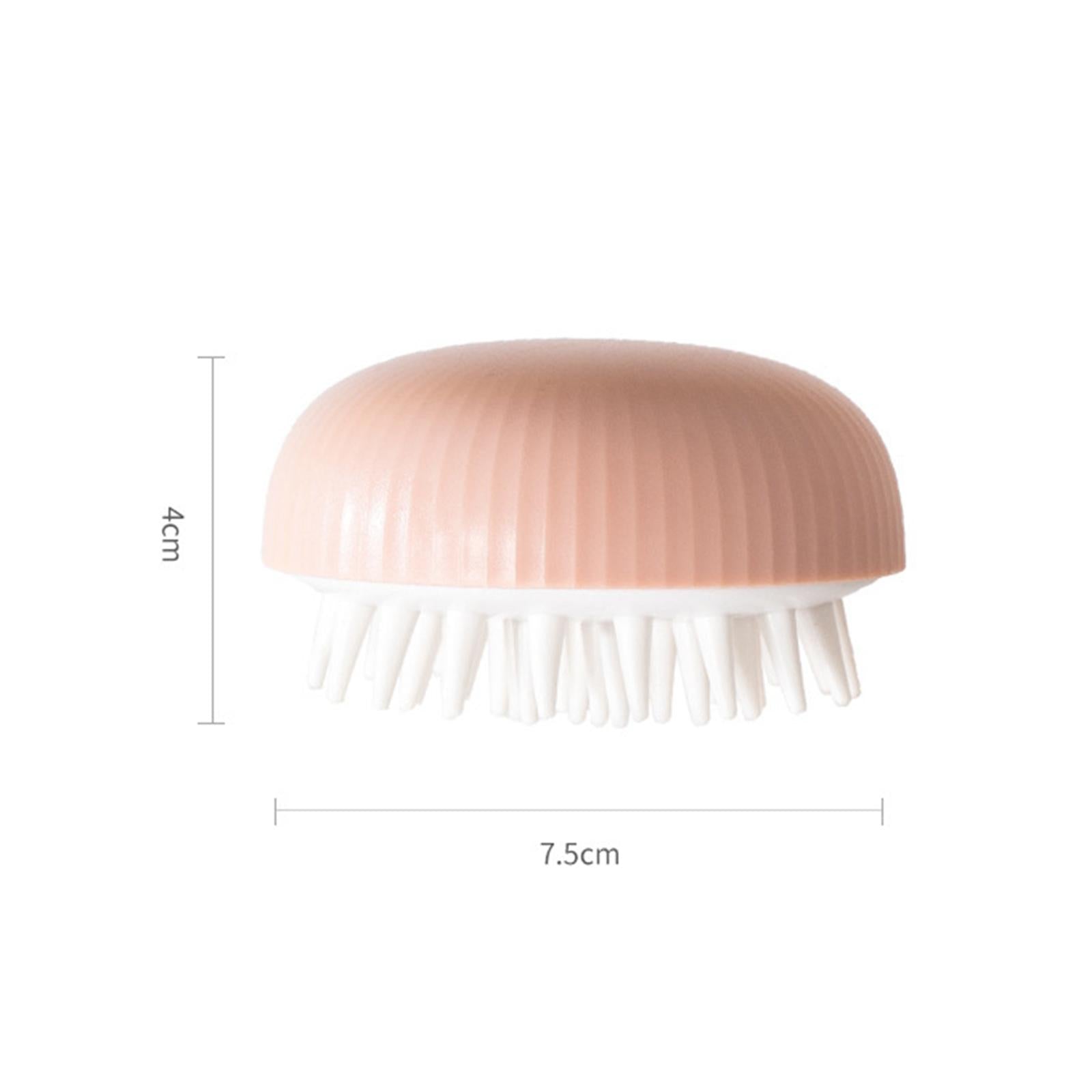 Handheld Hair Scalp Massager Shampoo Brush Wet Dry for Adults Children Dogs Pink