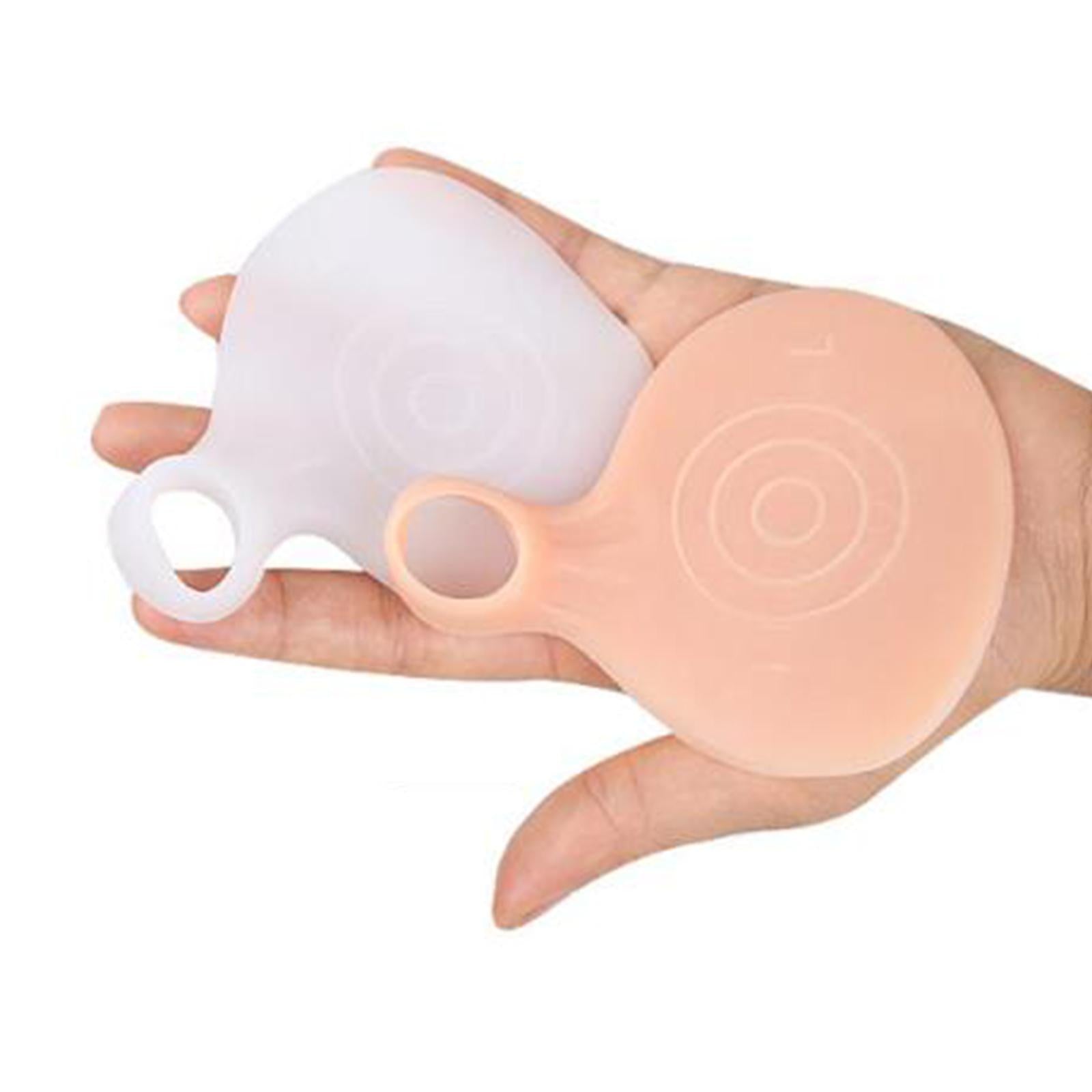 6Pcs Forefoot Pads Foot Protection Elastic silicone for High Heel White