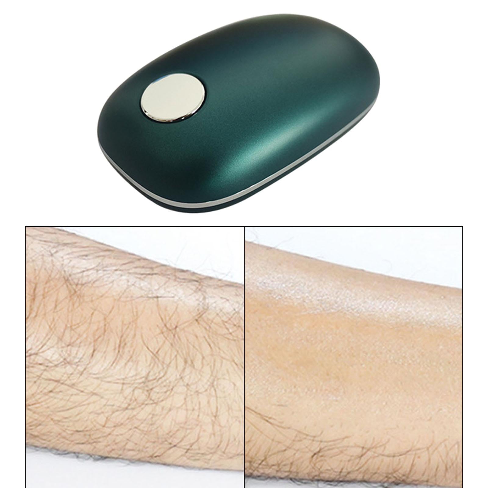 Hair Eraser Gentle Skin Exfoliation Mild Device Washable for Back Legs Blue