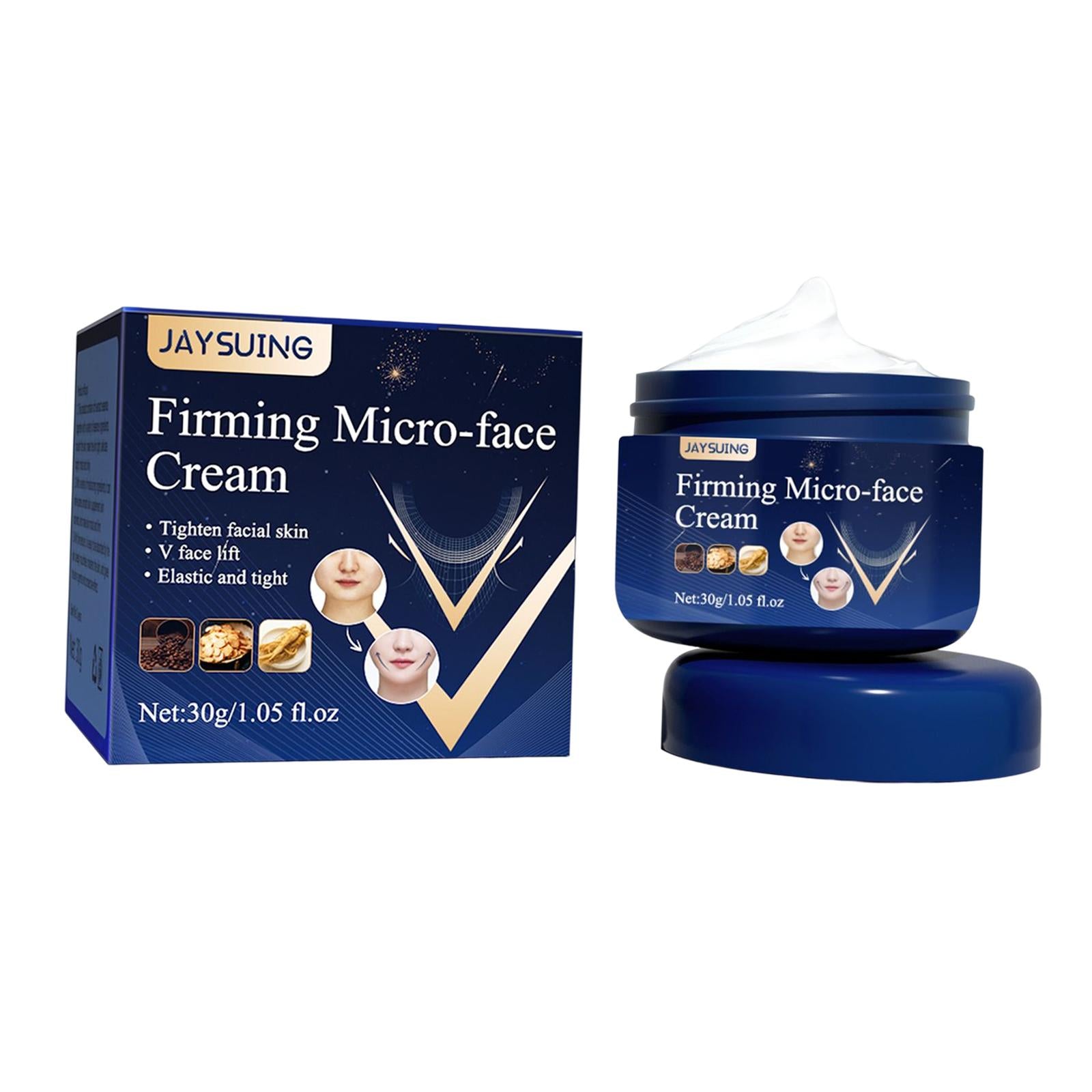 Firming Facial Cream Smooth Lifting Daily for Loose Sagging Skin Chin Face