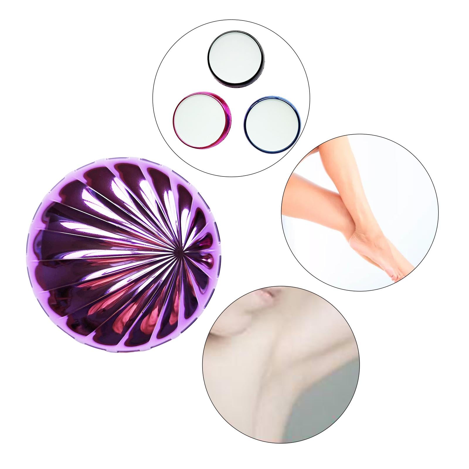 Hair Eraser Hair Remover Reusable Washable Use for Arms Legs Back Purple