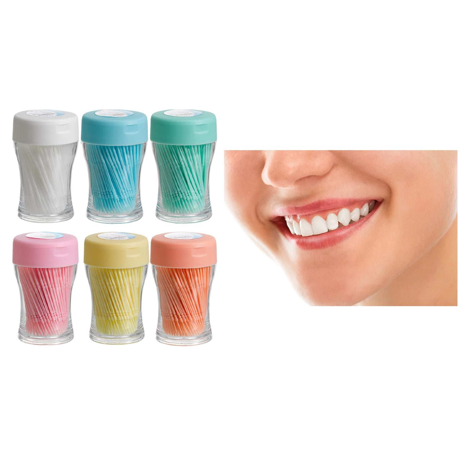 200x Toothpicks Tooth Cleaning Tool Teeth Stick Brush Toothpick White
