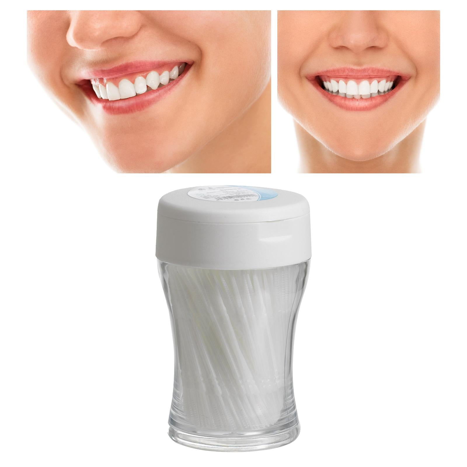 200x Toothpicks Tooth Cleaning Tool Teeth Stick Brush Toothpick White