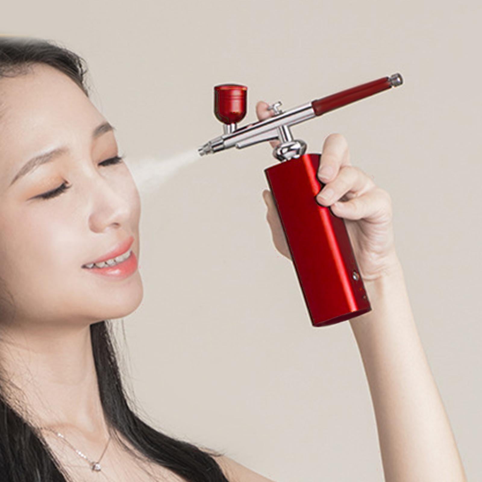 Facial Mist Sprayer Portable Facial Mist Sprayer Cordless Handheld Red