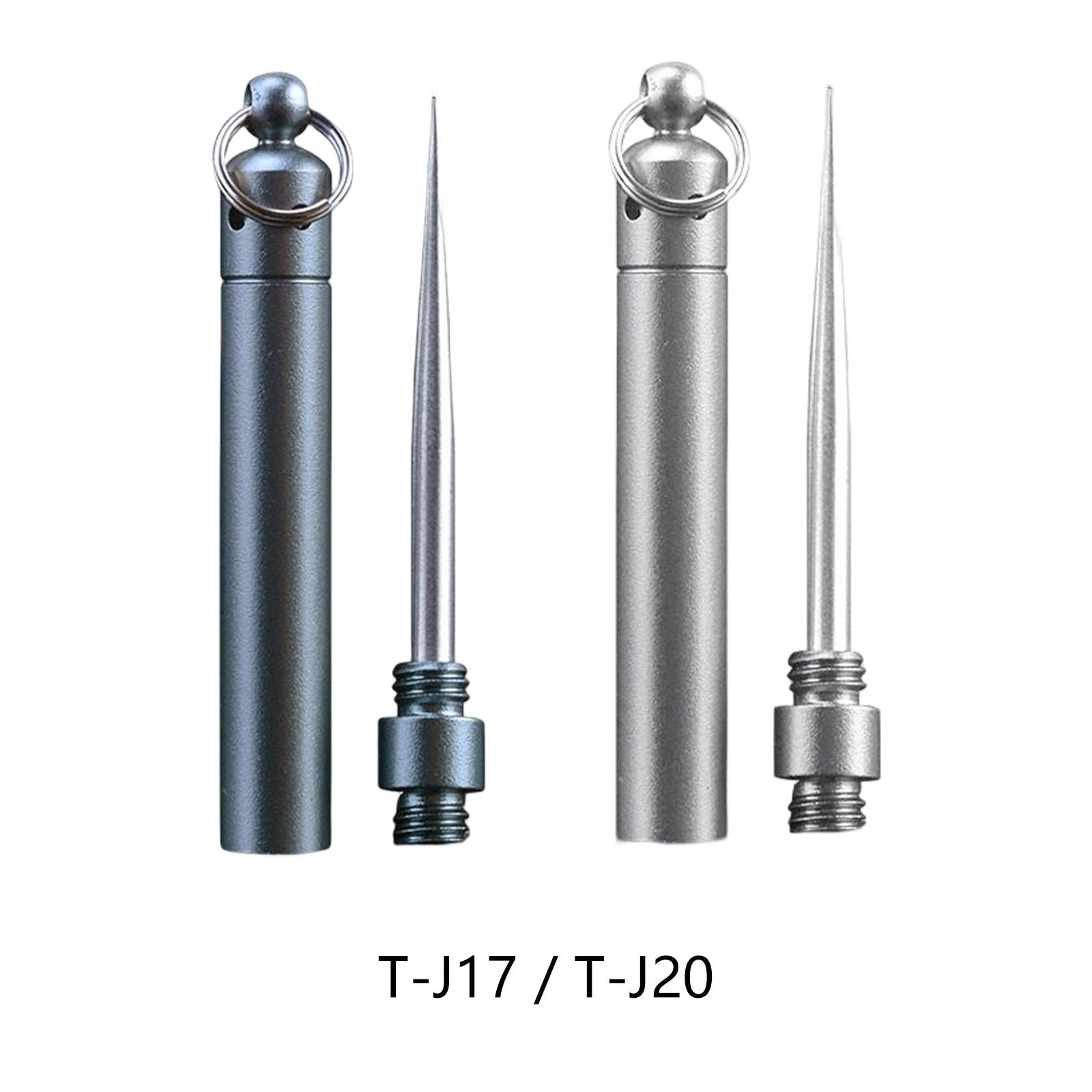 Stainless Steel Toothpick Waterproof Reusable for Outdoor Travel Camping Blue J17