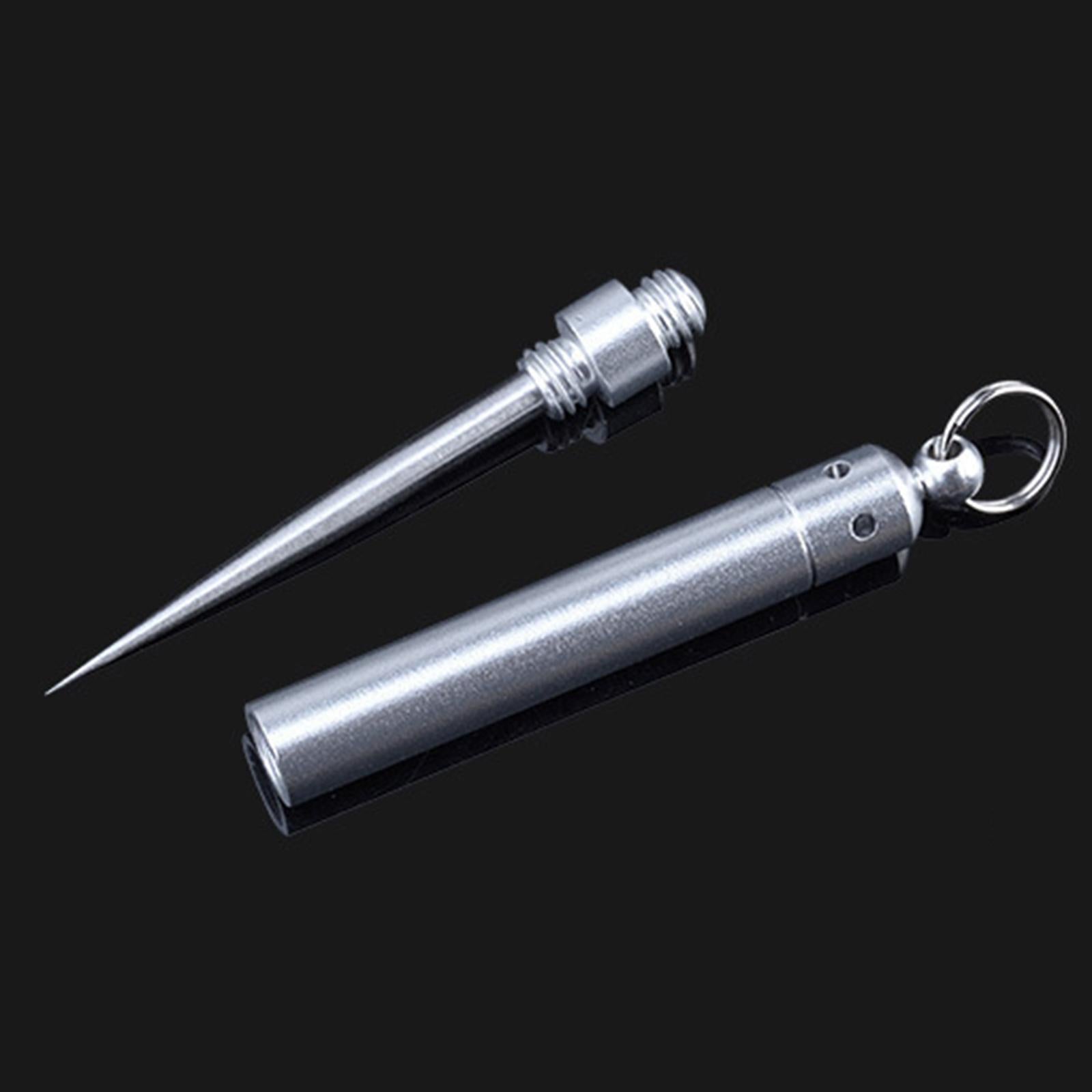 Stainless Steel Toothpick Waterproof Reusable for Outdoor Travel Camping Grey J17
