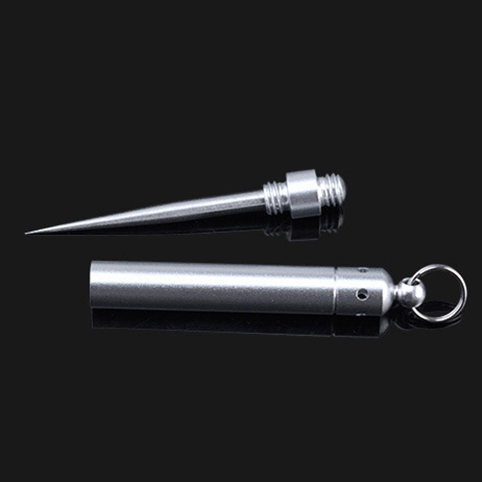 Stainless Steel Toothpick Waterproof Reusable for Outdoor Travel Camping Grey J17
