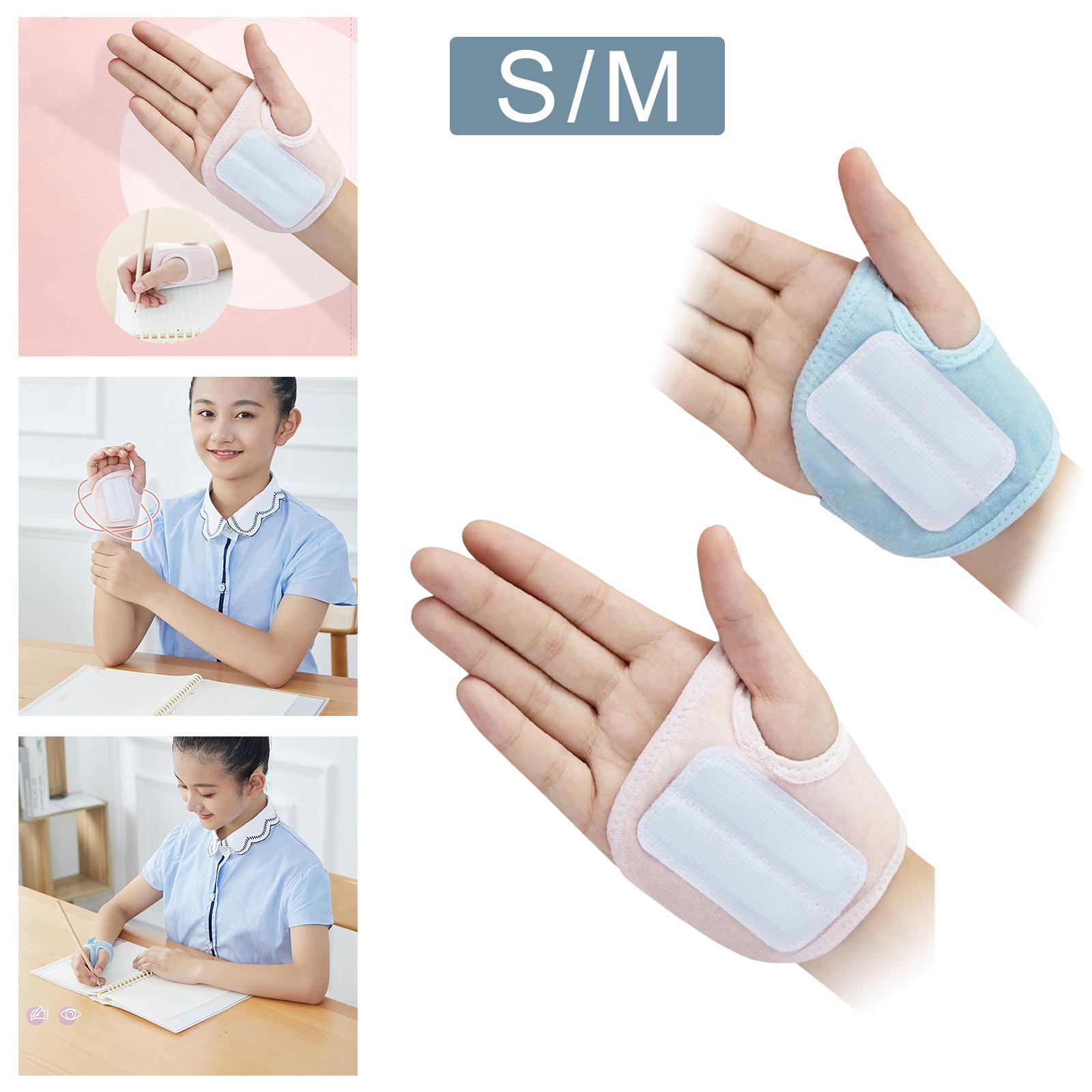 Writing Posture Correction Tool Handwriting Wrist Brace Children Adjustable Blue S