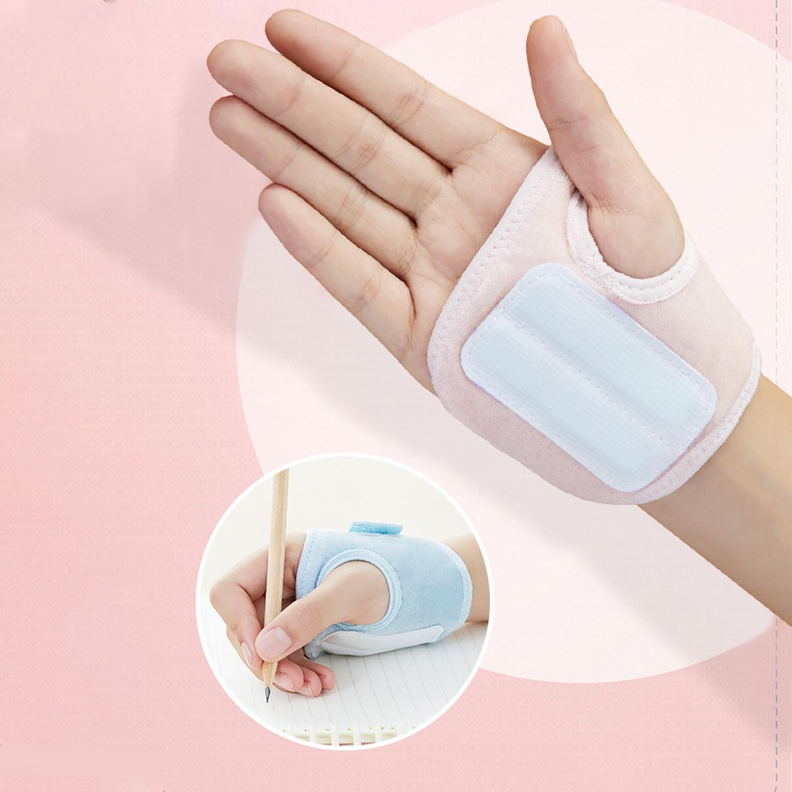 Writing Posture Correction Tool Handwriting Wrist Brace Children Adjustable Pink Medium
