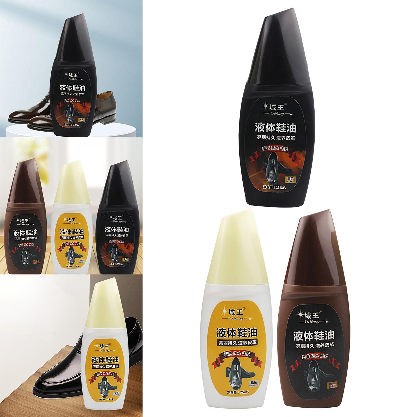 Shine Liquid Shoe Polish Cleaning Tool for PU Leather Shoes PU Leather Sofa Black