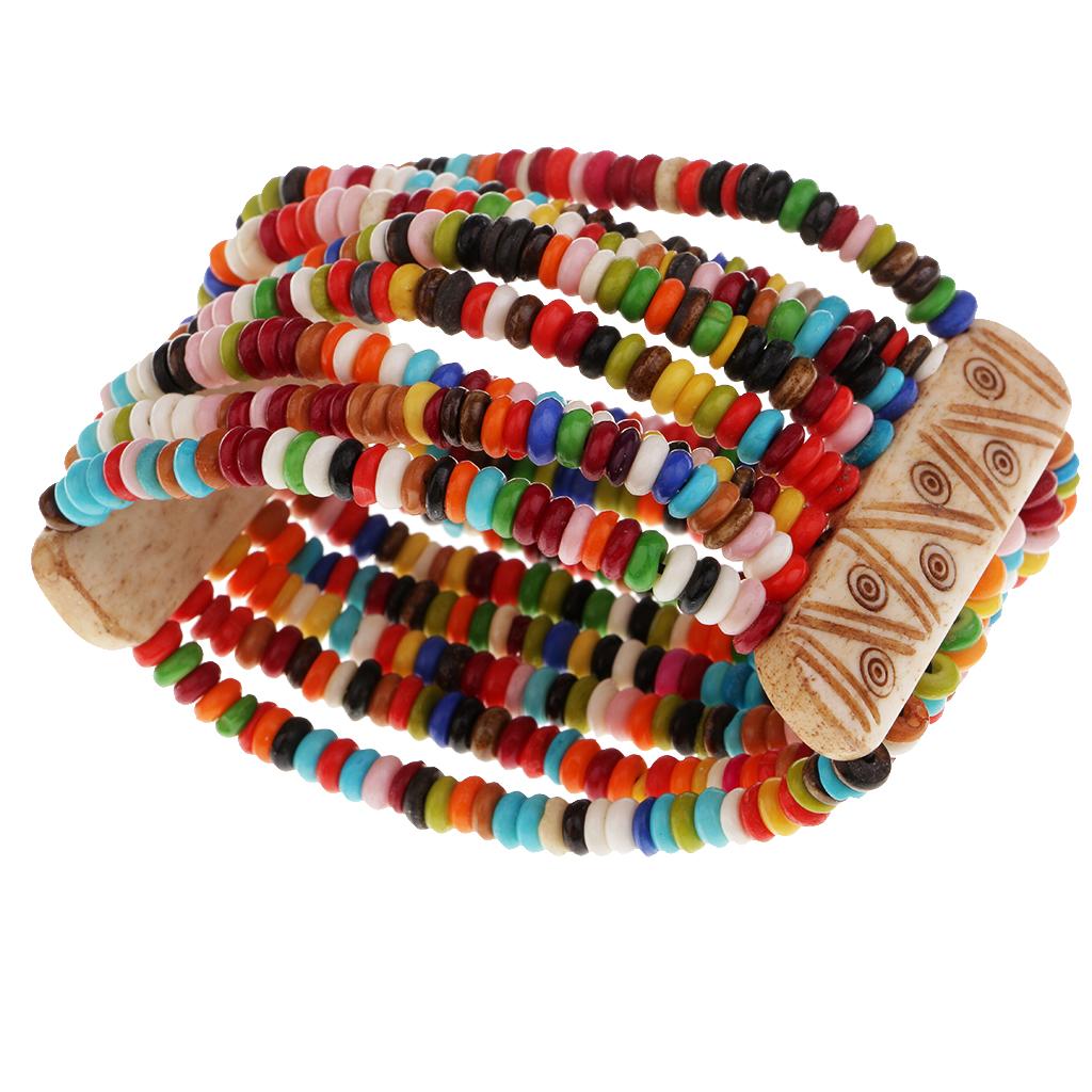 Woman Colorful Mini Shell Bracelet with Bone Wrist Ornament Creative Gift