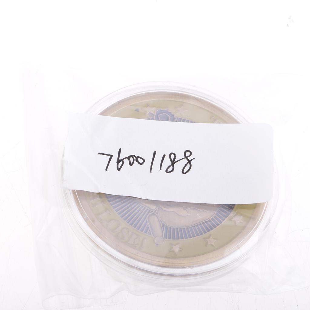 Navy Skull Helmet Sniper Challenge Coin American Golden Commemorative Coin