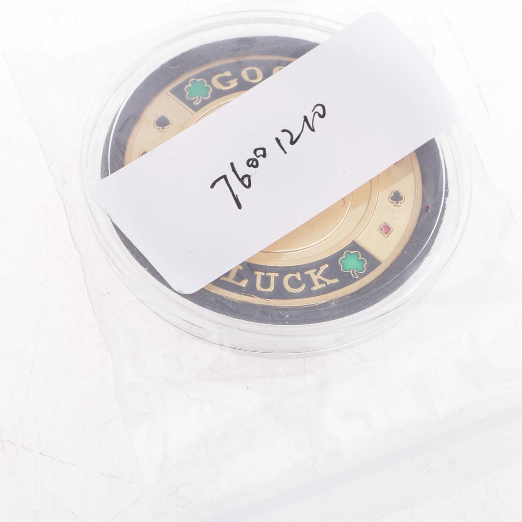 Four Leaf Clover Luck Coin Toy Chip Card Commemorative Coin Toys Collectible
