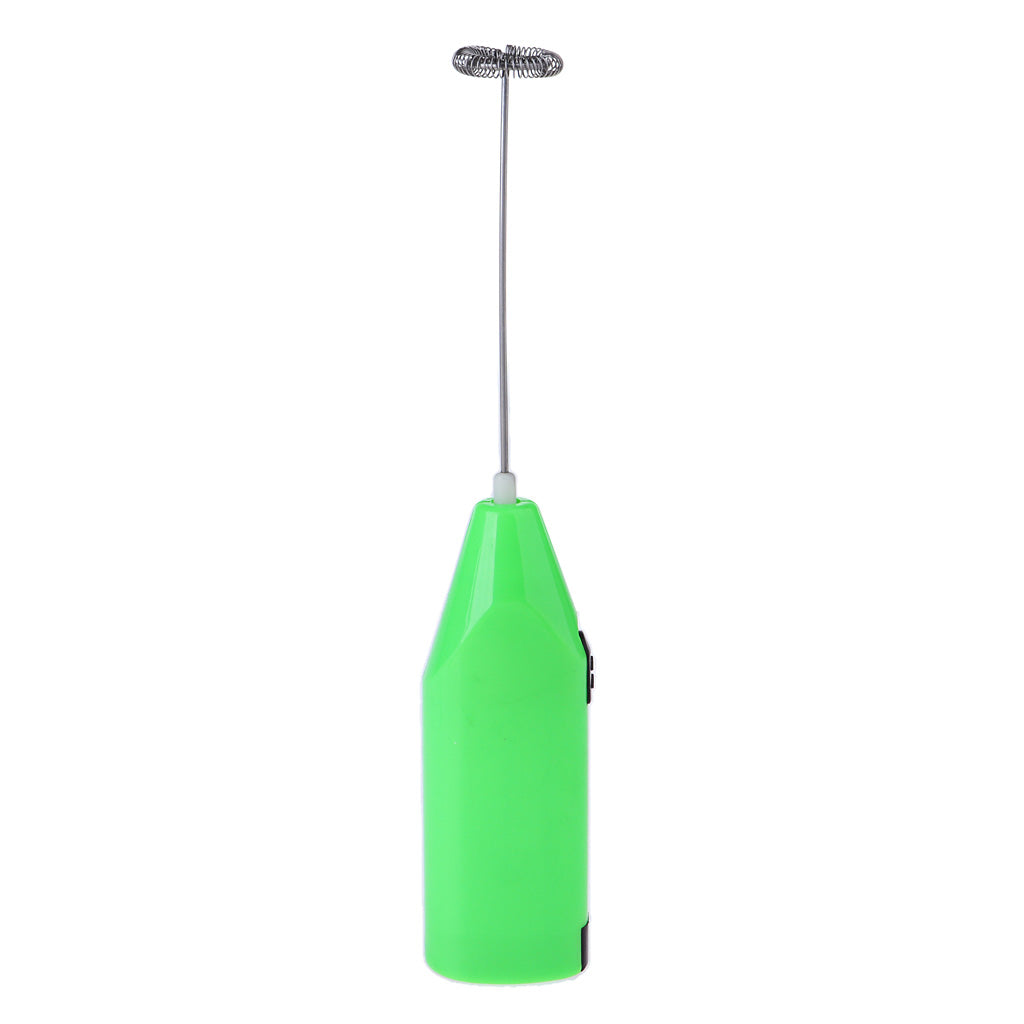 Automatic Egg Beater Coffee Milk Portable Electric Whisk Mixer Green
