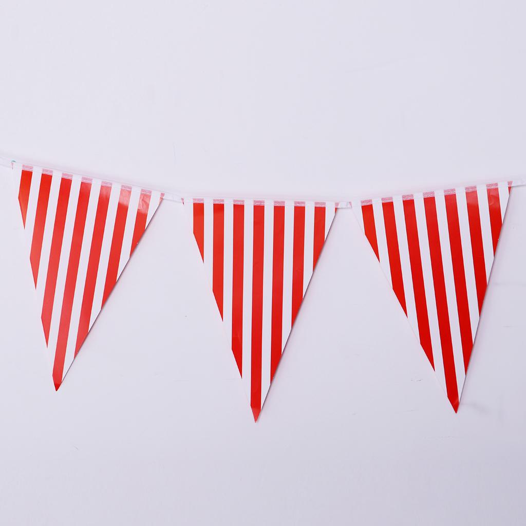 Colorful Paper Flag Banners Flag Decoration String Pennant Banner Red