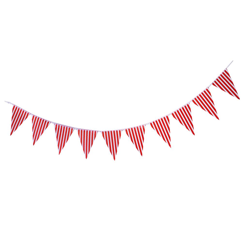 Colorful Paper Flag Banners Flag Decoration String Pennant Banner Red