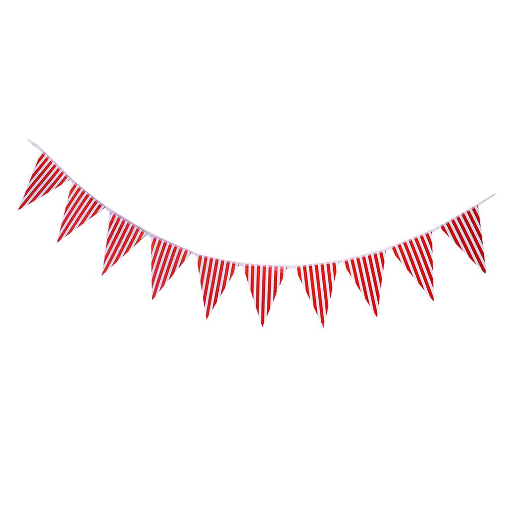 Colorful Paper Flag Banners Flag Decoration String Pennant Banner Red