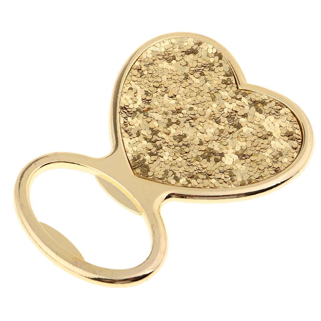 Creative Wedding Birthday Bottle Opener Opener Gift Gold 60 x 50 x 5 mm #2