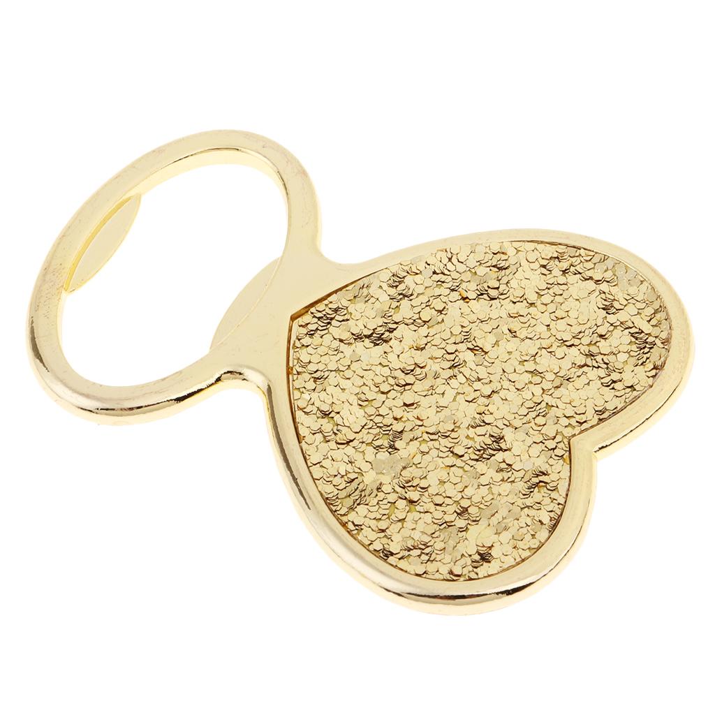 Creative Wedding Birthday Bottle Opener Opener Gift Gold 60 x 50 x 5 mm #2