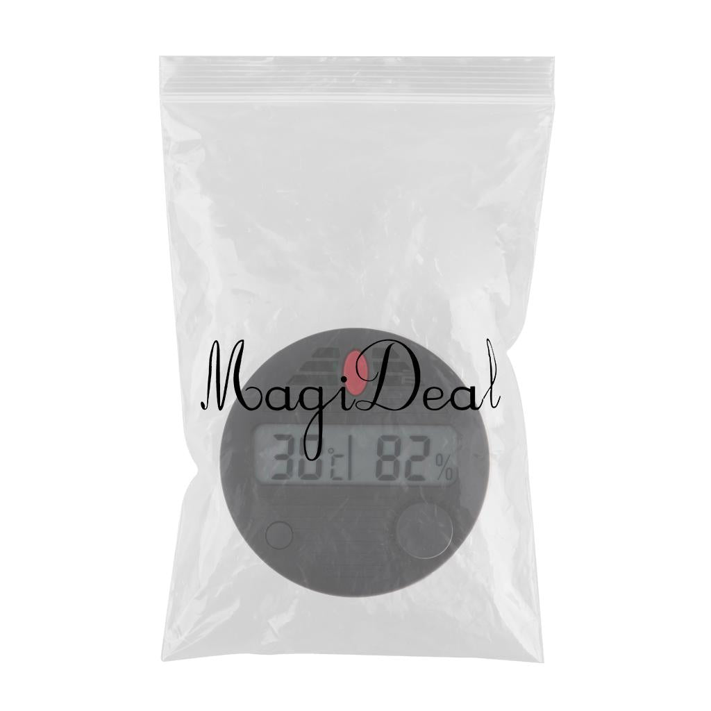 High Quality Round Digital Hygrometer Thermometer Temp for Cigars Humidors