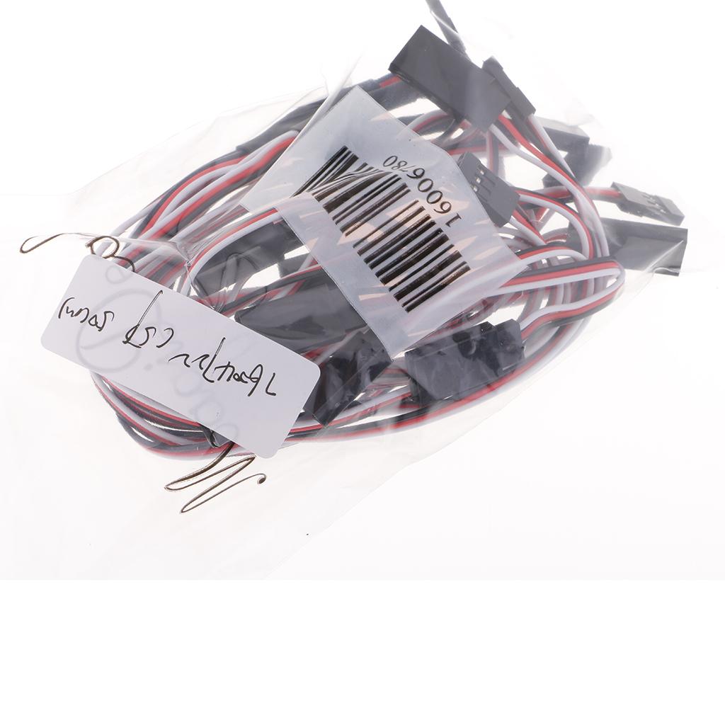 5pcs Y Type Steering Servo Extended Line Extension Lead Wire Cable 500mm