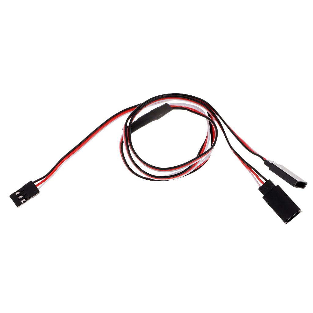5pcs Y Type Steering Servo Extended Line Extension Lead Wire Cable 500mm