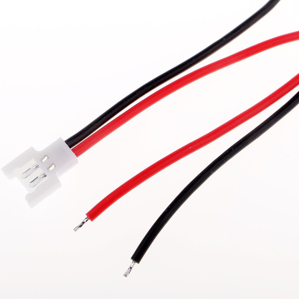 10 Pieces Male Plug Battery Charging Adapter Cable 3.7v Lithium Battery Wire