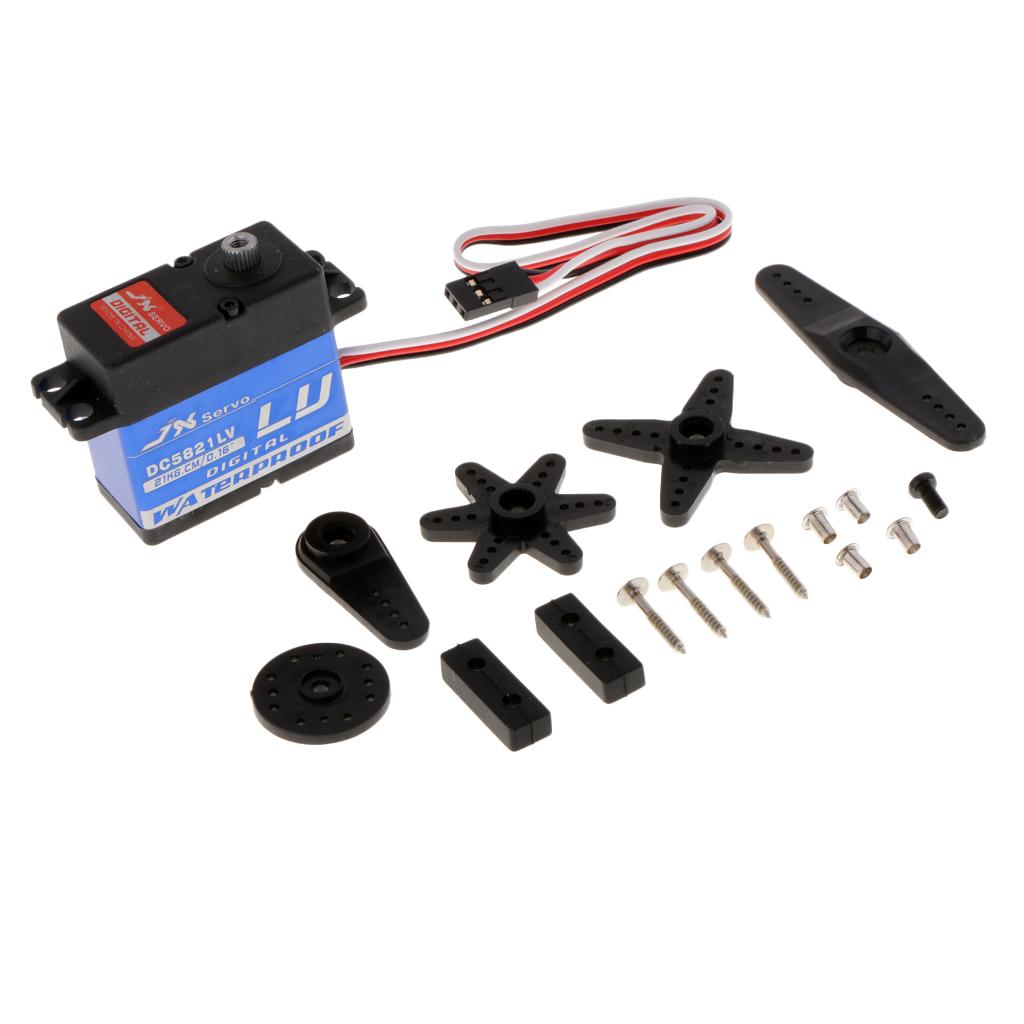 21KG Full Waterproof Digital Metal Servo for 1/10 1/8 RC Car Airplane