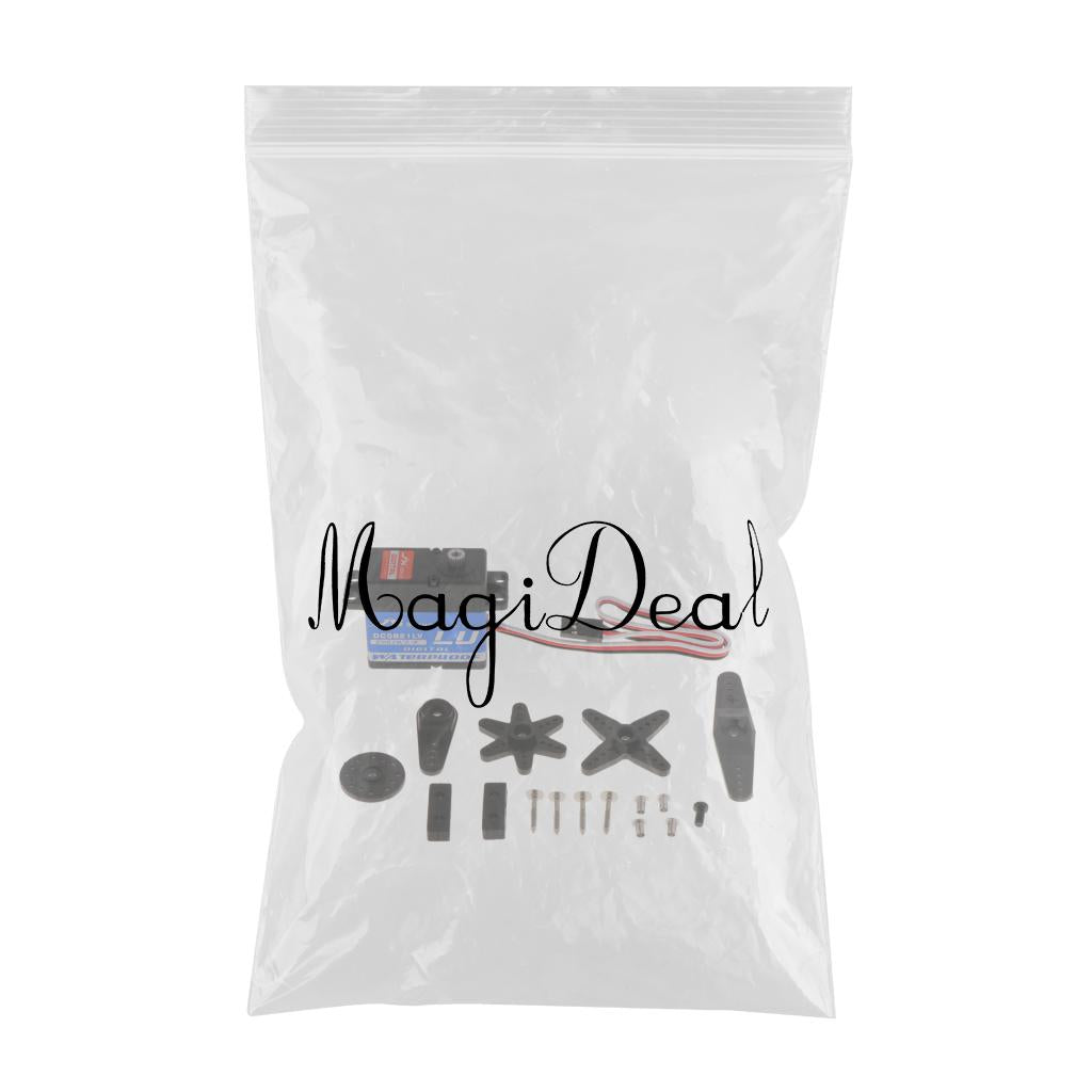 21KG Full Waterproof Digital Metal Servo for 1/10 1/8 RC Car Airplane