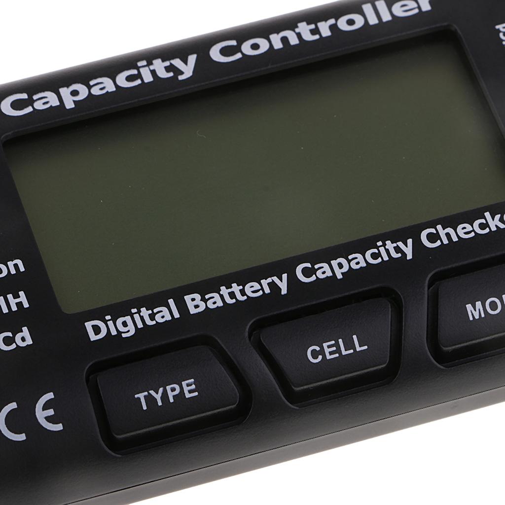 LCD Digital Battery Capacity Checker Tester for LiPo LiFe Li-ion NiMH Nicd