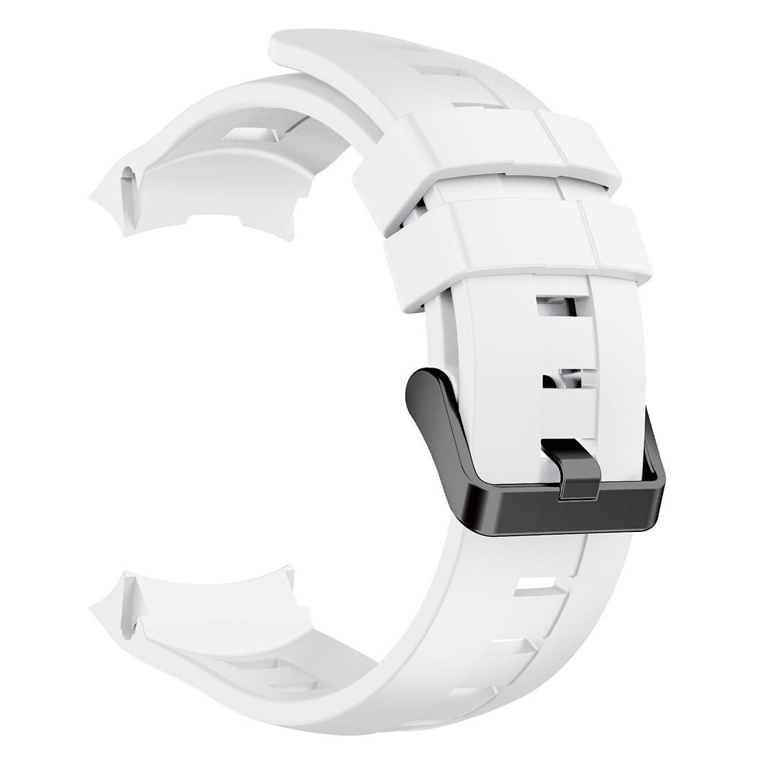 For Suunto Ambit3 Vertical Silicone Watch Bands, Width: 24mm (White)