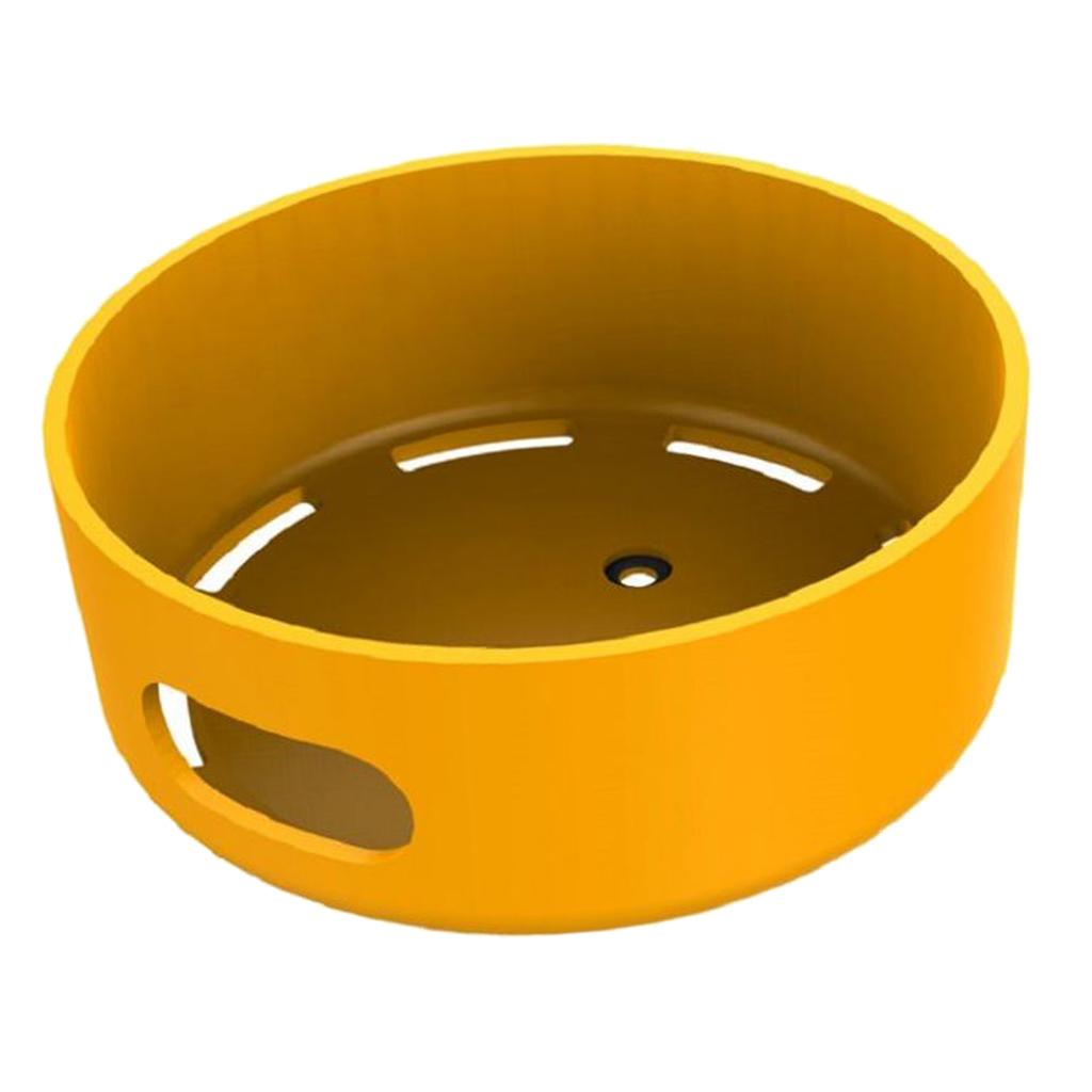 Protective Case for Echo Dot 2 Soft Silicone Anti-dust Cover Orange