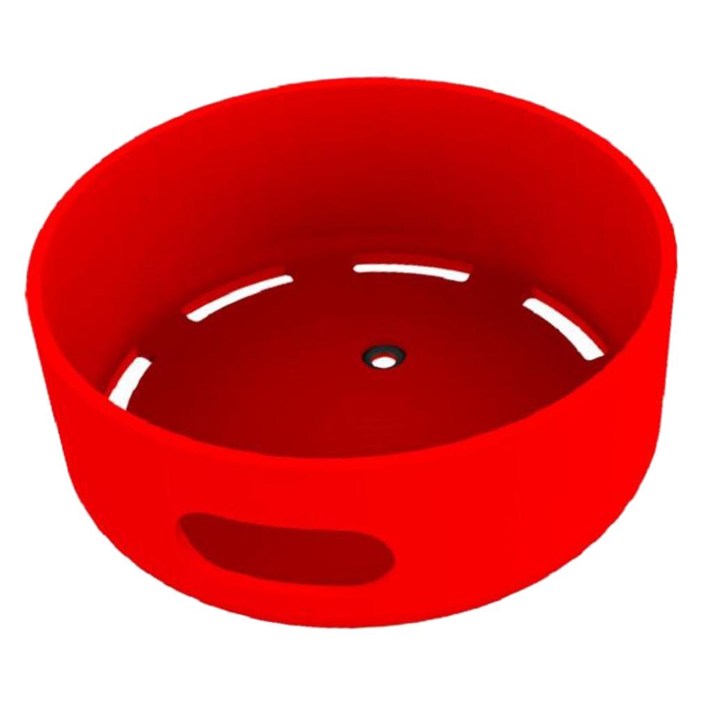 Protective Case for Echo Dot 2 Soft Silicone Anti-dust Cover Red